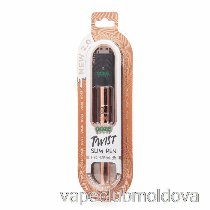 Kit Vape Pod Ooze Slim Twist Pen 2.0 Flex Temp Baterie Rose Gold